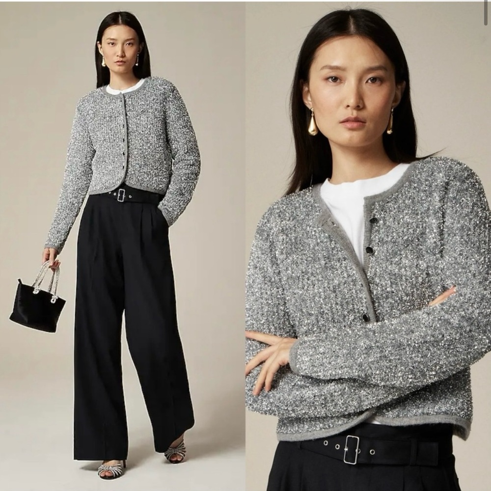 J. Crew Gray Tweed Jacket